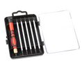 Interchangeable Blade Screwdriver Set, Rotating Grip, 7pcs, Slotted / Phillips / Torx